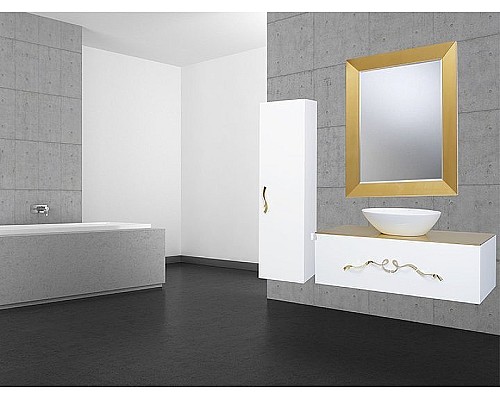 Шкаф пенал Bellezza Римини 35 L 4629504182010 подвесной Белый