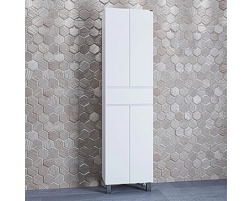 Шкаф пенал СанТа Марс 50 Белый