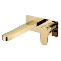 Смеситель для умывальника из стены Boheme Spectre Gold