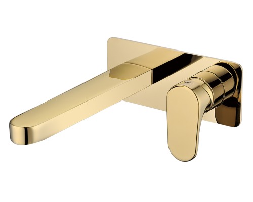 Смеситель для умывальника из стены Boheme Spectre Gold