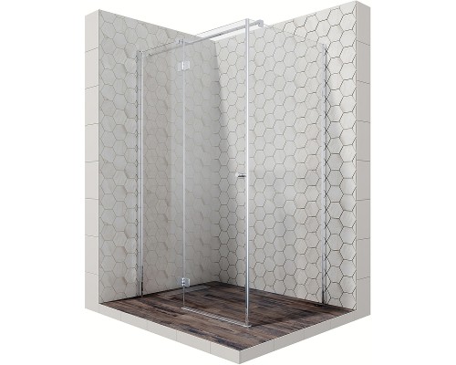 Душевой уголок Ambassador Diamond 120х80 12011107L профиль Хром стекло прозрачное