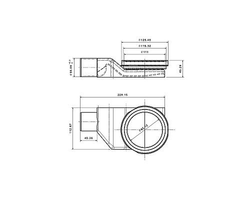 Душевой лоток Betto by Pestan Net Line 550 13702516