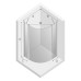 Душевое ограждение NEW TRENDY NEW SOLEO 80x80x195 (хром)