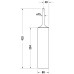 Ершик для унитаза Duravit Starck T Черный матовый