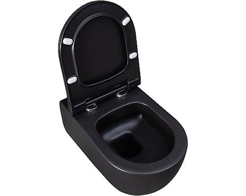 Унитаз Allen Brau Priority 4.31001.31 подвесной Черный матовый без сиденья