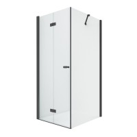 Душевое ограждение NEW TRENDY NEW SOLEO BLACK складные двери L 70x100x195 (черный)