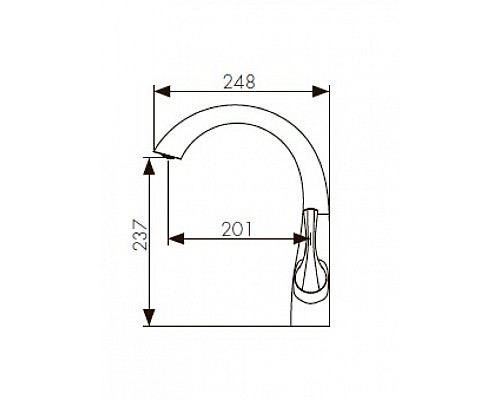 Смеситель для кухонной мойки KAISER Comba 48033
