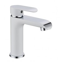 Смеситель для раковины Grocenberg GB2010 Белый хром