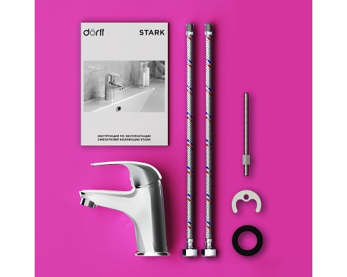 Смеситель для раковины Dorff Stark D1100210 Хром