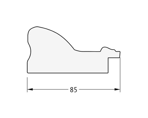 Зеркало Evoform Exclusive-G Floor 200х80 BY 6312 с гравировкой в багетной раме - Виньетка бронзовая 85 мм