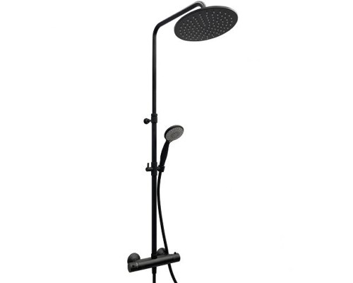 Душевая система Fiore Kevon 44NN0932 с термостатом Черная