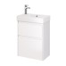 Тумба под раковину Dreja Slim 55 99.0400 подвесная Белая