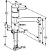Однорычажный кухонный смеситель Kludi Scope 339300575