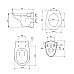 Подвесной унитаз Pestan Fluenta BASIC в комплекте с крышкой Fluenta Basic Soft-Close 40006460