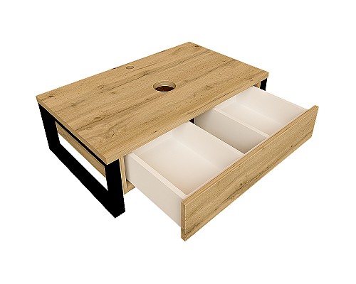 Тумба под раковину 1MarKa Grunge Loft 100П У85844 подвесная Дуб вотан