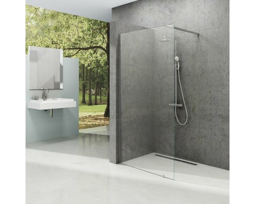 Душевая перегородка Ravak Walk-In Wall 130 профиль Хром стекло Transparent
