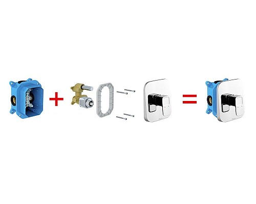 Смеситель встроенный для душа без переключателя для Ravak X070071