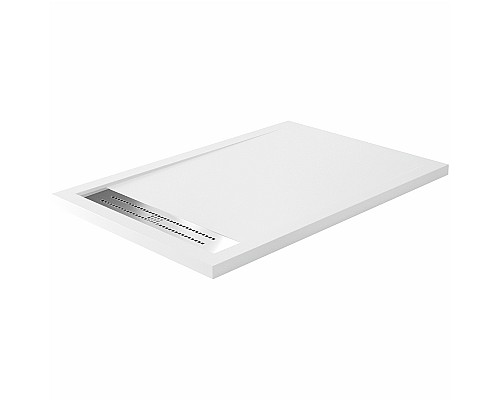 Душевой поддон из искусственного камня WasserKRAFT Mindel 140х90 85T36 Белый матовый