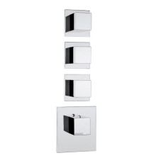 Смеситель для душа Bossini Cube Outlets с термостатом Хром
