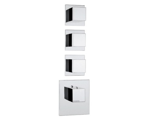 Смеситель для душа Bossini Cube Outlets с термостатом Хром