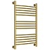 Полотенцесушитель водяной 800х500 золотой матовый Сунержа Богема+ 032-0221-8050