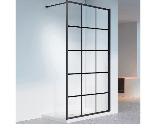 Душевая перегородка Veconi Korato KR-80 90 Черный матовый