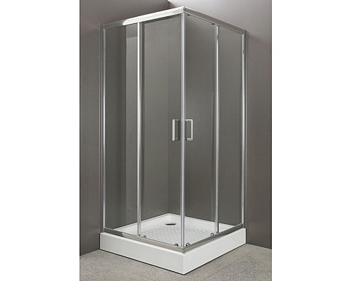 Душевой уголок BelBagno UNO-195-A-2-90-C-Cr 90x90 профиль Хром стекло прозрачное