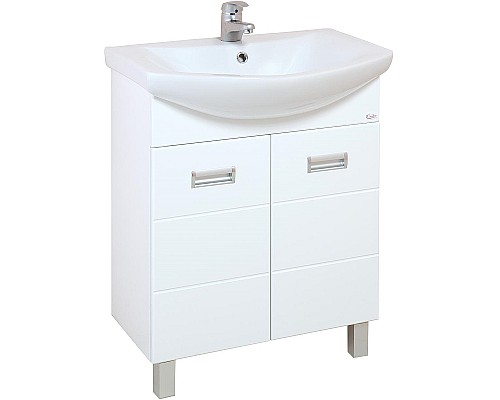 Тумба с раковиной Onika Балтика 65.10 К Белый