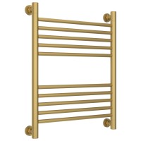 Полотенцесушитель водяной 600х500 золотой матовый Сунержа Богема+ 032-0220-6050