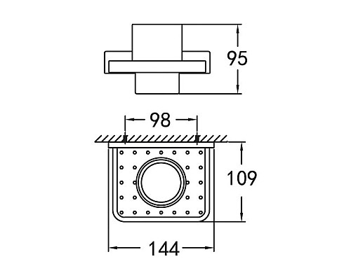 Держатель стакана одинарного подвесной ART&MAX AM-F-8920