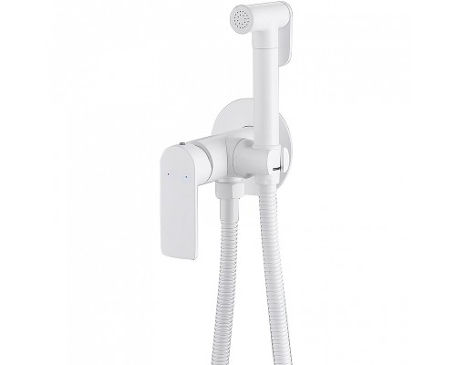 Гигиенический душ со смесителем Abber Weiss Insel AF8025W Белый