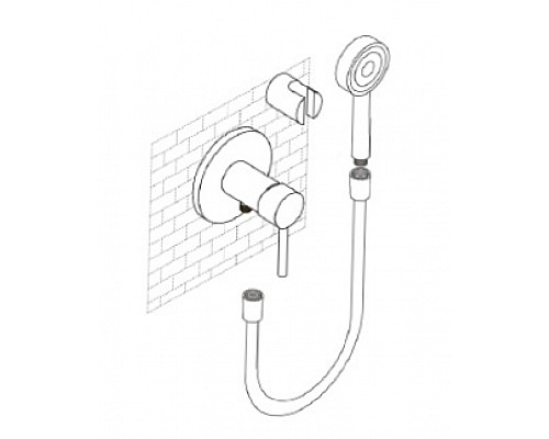 Смеситель для ванной KAISER Merkur 26317