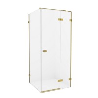 Душевое ограждение NEW TRENDY AVEXA GOLD BRUSHED 80x70x200 (брашированное золото)