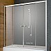 Шторка на ванну Radaway Vesta DWD 160 203160-01 профиль Хром стекло прозрачное