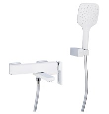 Смеситель для ванны Gappo G17-8 Белый Хром