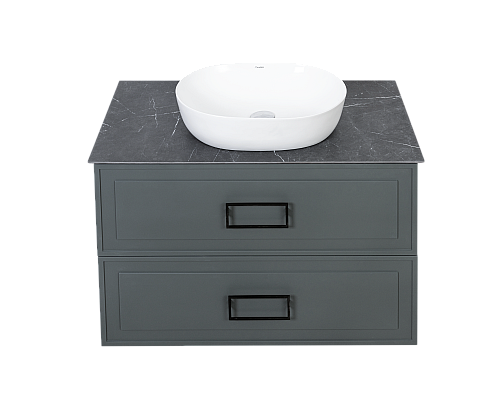 Тумба под раковину La Fenice Cubo Grigio TWIN серый 80