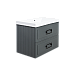 Тумба под раковину La Fenice Cubo Grigio TWIN серый 80