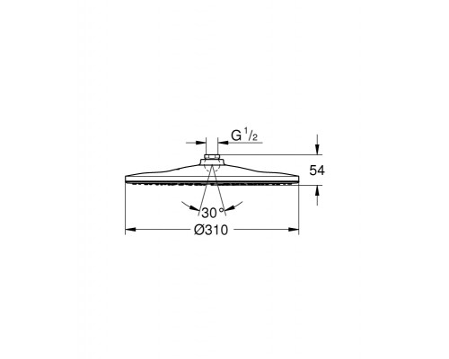Верхний душ Grohe Rainshower 26561000 Хром
