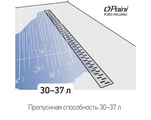 Душевой лоток Paini Klasik 650 с решеткой под плитку