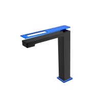 Смеситель Boheme Q для умыв. выс. BlackBlue Комплект