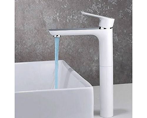 Смеситель для раковины Gappo G1048-2 Белый Хром