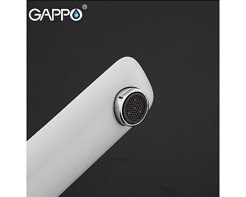 Смеситель для раковины Gappo G1048-2 Белый Хром