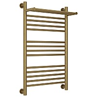 Полотенцесушитель водяной 800х500 бронза Сунержа Богема с полкой+ 05-0223-8050