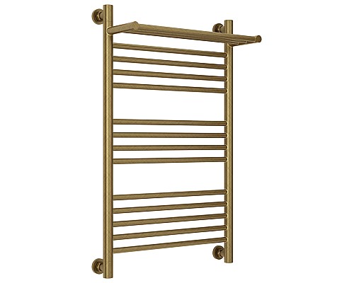 Полотенцесушитель водяной 800х500 бронза Сунержа Богема с полкой+ 05-0223-8050