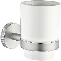 Стакан для зубных щеток Allen Brau Priority 6.31002-BN Белый Никель брашированный