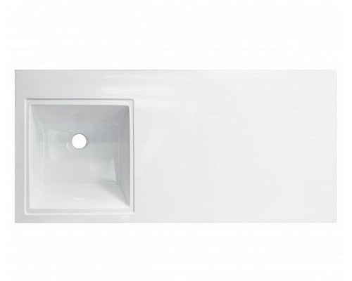 Раковина Эстет Даллас 100 L ФР-00001971 над стиральной машиной Белая