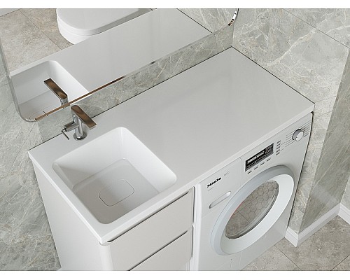 Раковина над стиральной машиной Madera Kamilla 100, левая