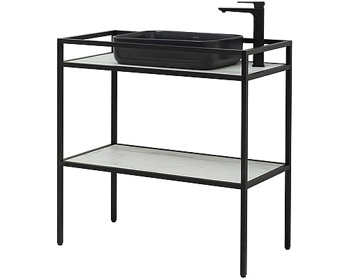 Консоль под раковину Allen Brau Liberty 90 1.33004.BB Черный браш