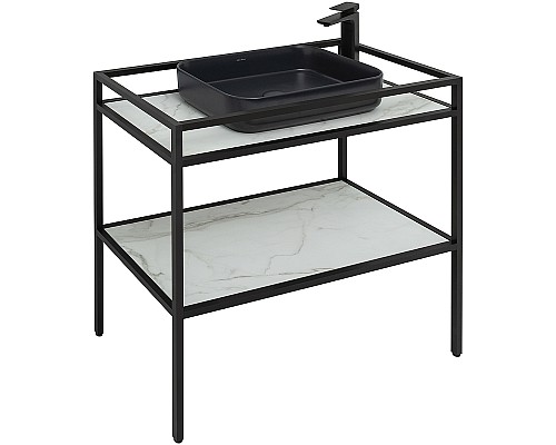 Консоль под раковину Allen Brau Liberty 90 1.33004.BB Черный браш