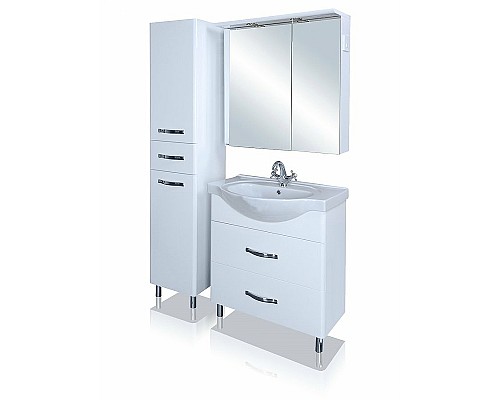 Шкаф пенал Bellezza Анкона 40 L 4629605662015 Белый